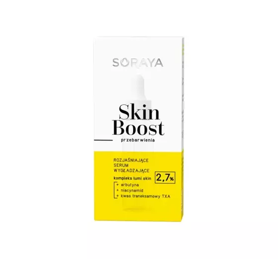 SORAYA SKIN BOOST BRIGHTENING AND SMOOTHING SERUM 30ML