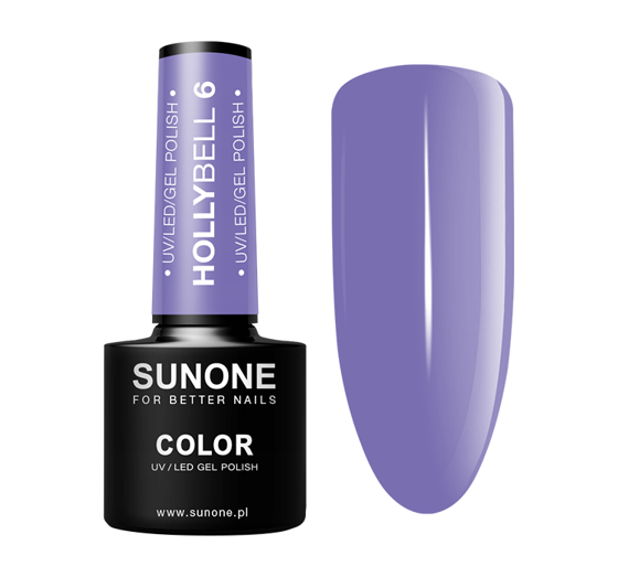 SUNONE COLOUR UV/LED GEL POLISH HOLLYBELL 6 5G