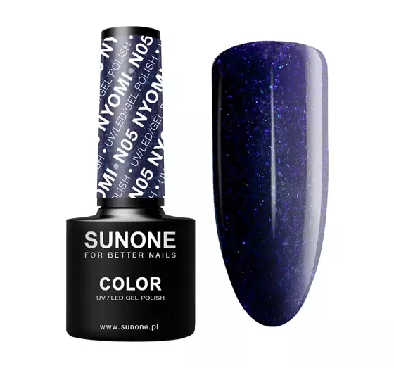 SUNONE COLOUR UV/LED GEL POLISH N05 NYOMI 5ML