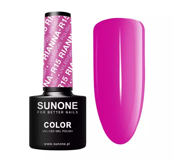 SUNONE COLOUR UV/LED GEL POLISH R15 RIANA 5ML