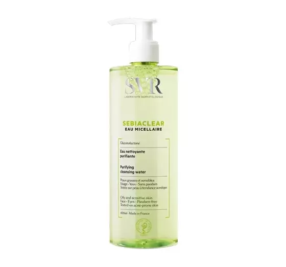 SVR SEBIACLEAR EAU MICELLAIRE MICELLAR WATER 400ML