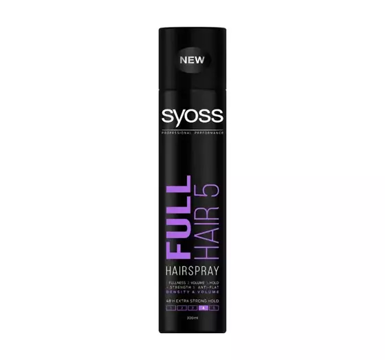 SYOSS FULL HAIR 5 HAIRSPRAY VOLUME 300ML