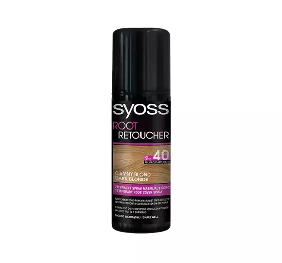 SYOSS ROOT RETOUCHER TEMPORARY RETOUCH COLOUR KIT DARK BLONDE 120ML 