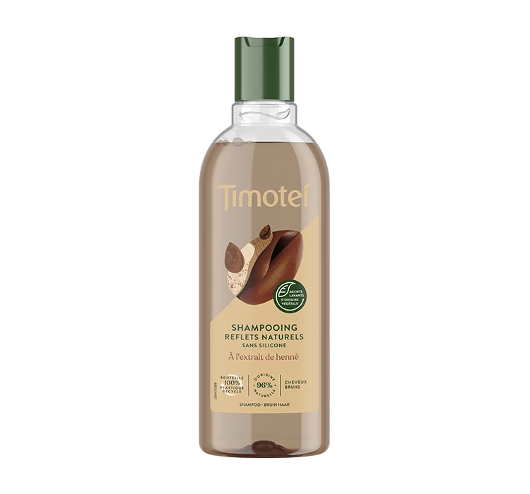 TIMOTEI REFLETS NATURALES SHAMPOO WITH HENNA EXTRACT FOR BROWN HAIR 300ML