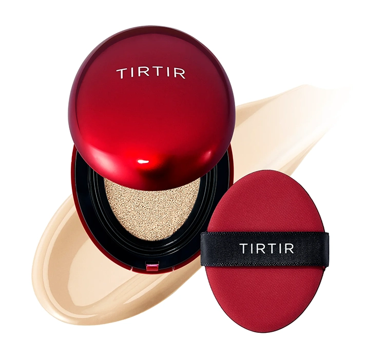 TIRTIR Mask Fit Red Cushion SPF 40 PA++ long-lasting compact foundation 21W Natural Ivory 18g