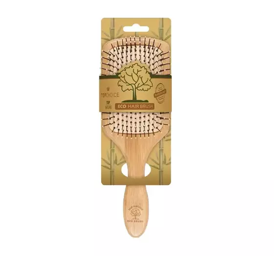 TOP CHOICE TOP NATURE ECO HAIR BRUSH BAMBOO PADDLE 62230