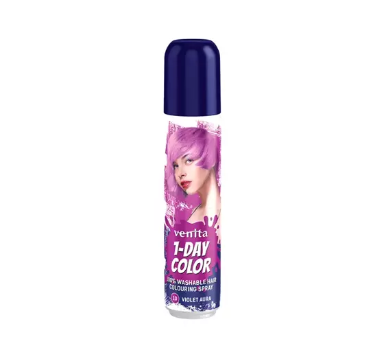 VENITA 1-DAY COLOR WASHABLE HAIR COLOURING SPRAY 11 VIOLET AURA 50ML