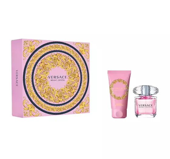 VERSACE BRIGHT CRYSTAL SET EAU DE TOILETTE SPRAY 30ML + BODY LOTION 50ML