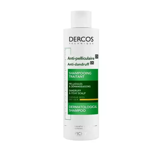 VICHY DERCOS TECHNIQUE ANTI-DANDRUFF SHAMPOO FOR DRY HAIR 200ML