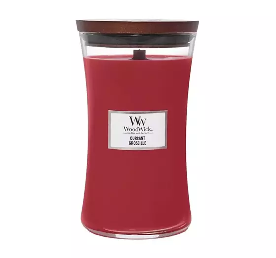 WOODWICK LARGE JAR CANDLE SCENTED CANDLE CURRANT 610G 