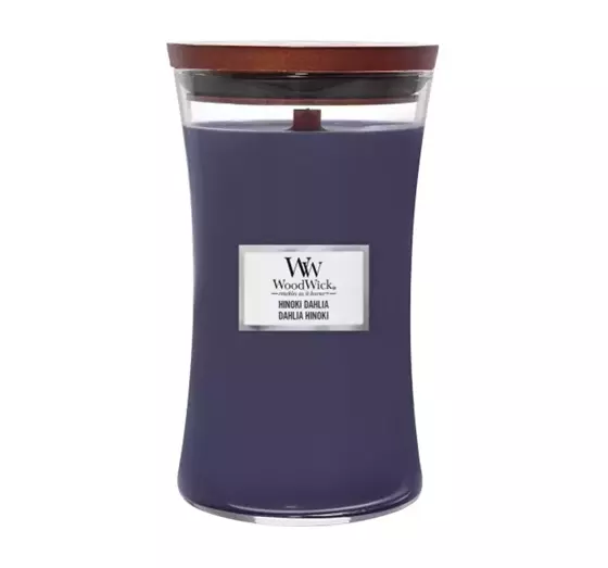 WOODWICK LARGE JAR CANDLE SCENTED CANDLE HINOKI DAHLIA 610G 