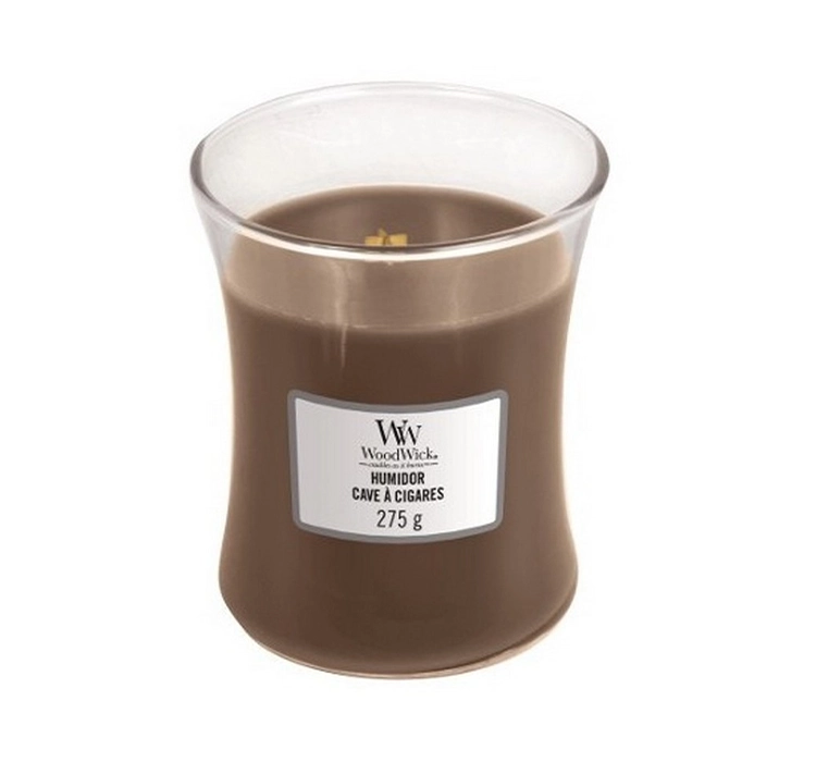 WOODWICK MEDIUM JAR CANDLE SCENTED CANDLE HUMIDOR 275G