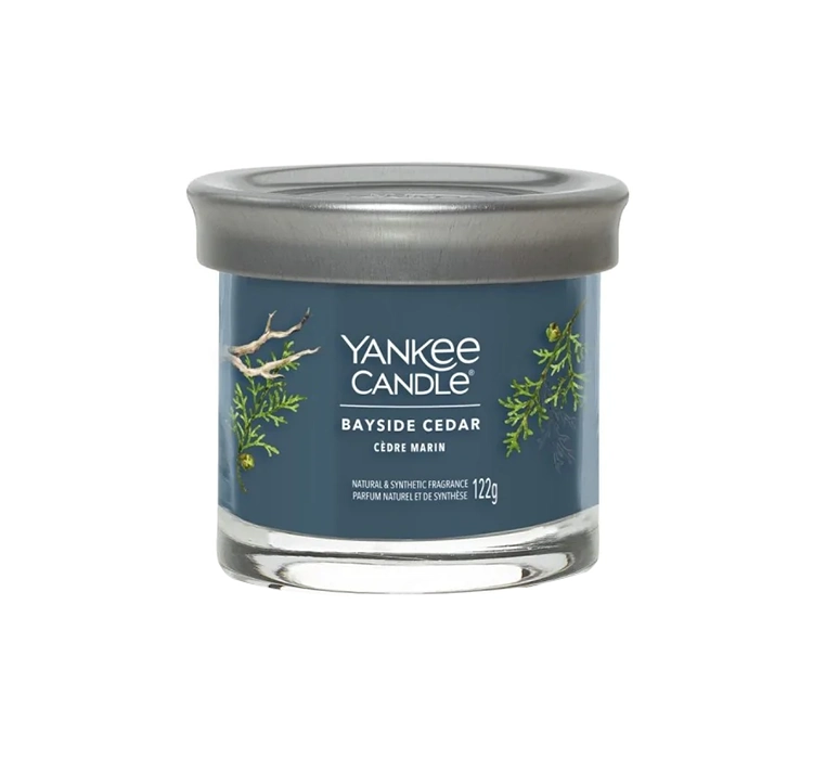 Yankee Candle Signature scented candle tumbler Bayside Cedar 122g