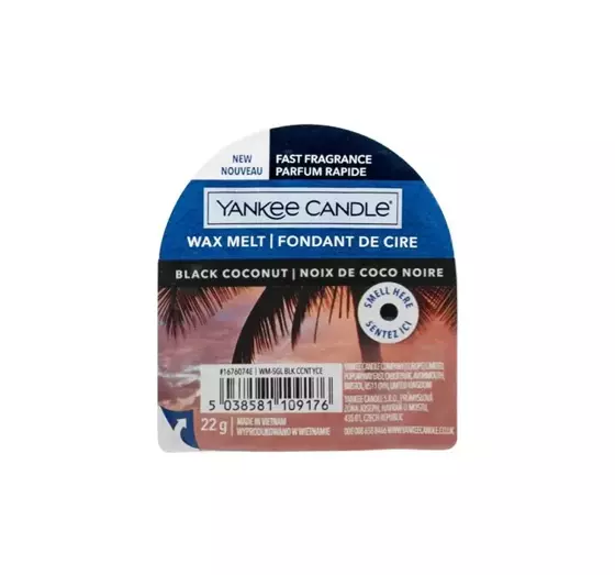 Yankee Candle wax melt Black Coconut 22g