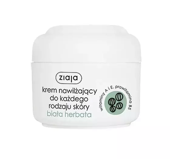 ZIAJA MOISTURIZING CREAM WHITE TEA FOR ALL SKIN TYPES 50ML 