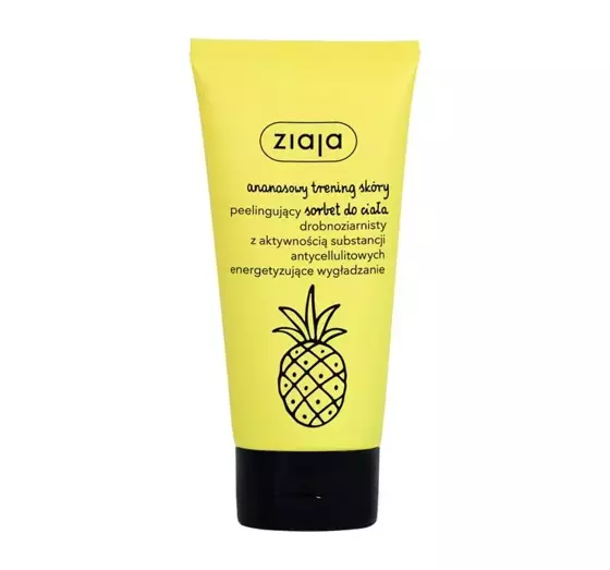 ZIAJA PINEAPPLE EXFOLIATING BODY SCRUB SORBET 160ML