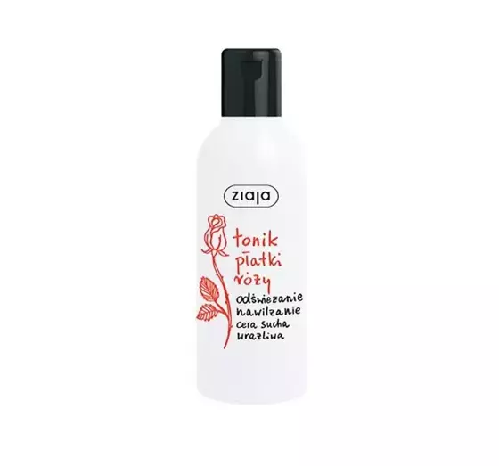 ZIAJA ROSE PETALS FOR DRY AND SENSITIVE SKIN 200ML