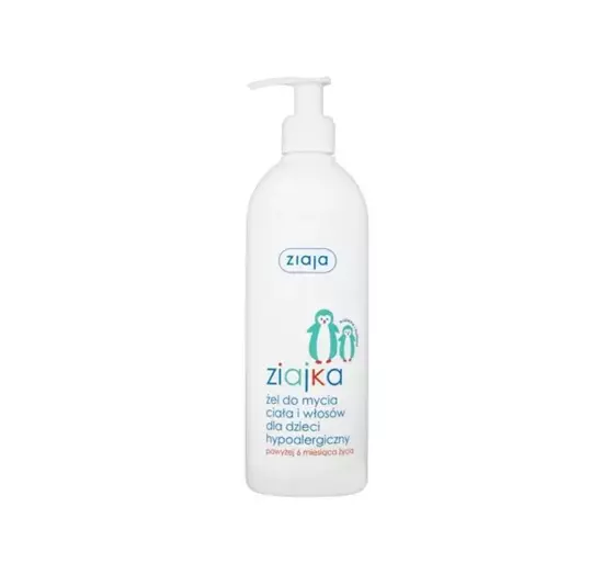 ZIAJA ZIAJKA GEL BODY AND HAIR WASH GEL HYPOALLERGENIC 