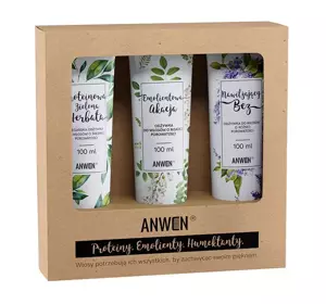 ANWEN LOW POROSITY HAIR CONDITIONER SET ELDER + ACACIA + GREEN TEA 