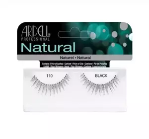 ARDELL NATURAL FALSE EYELASHES STRIP LASHES 110 BLACK