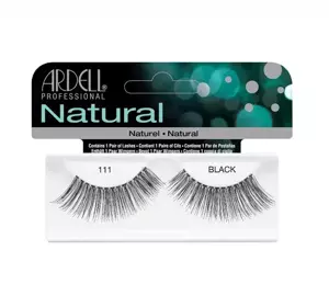 ARDELL NATURAL FALSE EYELASHES STRIP LASHES 111 BLACK