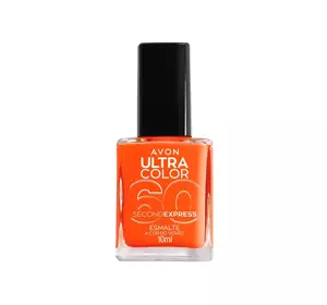 AVON ULTRA COLOR 60 SECOND EXPRESS QUICK DRYING NAIL ENAMEL MAD-ARIN 10ML