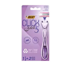 BIC CLICK SOLEIL5 WOMEN'S RAZOR + 1 CARTRIDGE