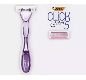 BIC CLICK SOLEIL5 WOMEN'S RAZOR + 1 CARTRIDGE