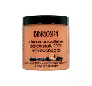 BINGOSPA CONCENTRATE CAFFEINE CINNAMON BAOBAB CELLULITE