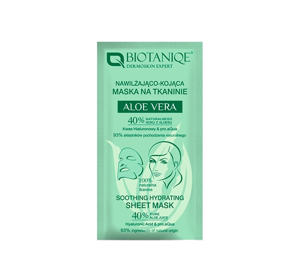 BIOTANIQE ALOE VERA MOISTURIZING AND SOOTHING SHEET MASK 15ML