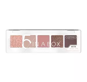 CATRICE 5 IN A BOX MINI EYESHADOW PALETTE 020 SOFT ROSE LOOK 4G