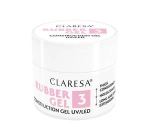 CLARESA RUBBER CONSTRUCTION GEL UV/LED 3 45G