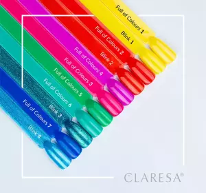 CLARESA SOAK OFF HYBRID NAIL POLISH FULL OF COLOURS 4 5G