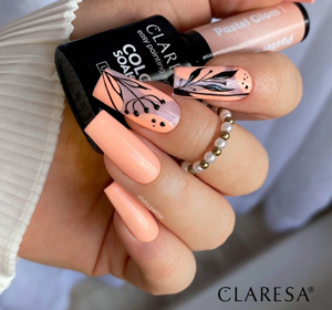 CLARESA SOAK OFF HYBRID NAIL POLISH PASTEL GLAM 1 5G