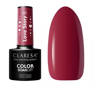 CLARESA SOAK OFF HYBRID NAIL POLISH STORY 8 5G