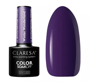 CLARESA SOAK OFF HYBRID NAIL POLISH WINTER WONDERLAND 7 5G