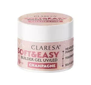 CLARESA SOFT & EASY BUILDER GEL UV/LED CHAMPAGNE 45G