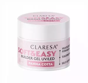 CLARESA SOFT & EASY BUILDER GEL UV/LED PANNA COTTA 45G