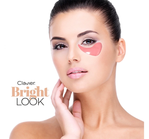 CLAVIER BRIGHT LOOK HYDROGEL EYE PATCHES ROSE 60 PCS