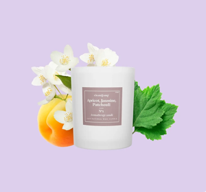 CLEANGANG NATURAL SCENTED CANDLE 01 APRICOT JASMINE PATCHOULI 160G