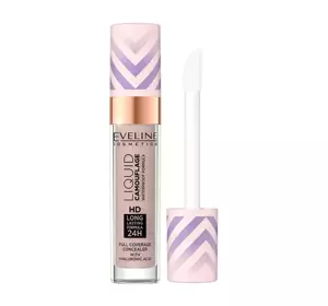 EVELINE LIQUID CAMOUFLAGE CONCEALER WITH HYALURONIC ACID 	04 LIGHT ALMOND 7ML