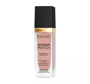 EVELINE WONDER MATCH LUXURIOUS SMOOTHING FOUNDATION 45 HONEY 30ML