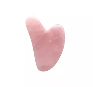 FLUFF GUA SHA STONE STONE FOR FACE MASSAGE PINK QUARTZ