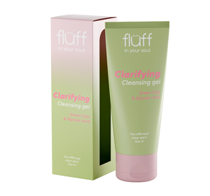 FLUFF IN YOUR SOUL FACE WASH GEL WITH GREEN CLAY AND GLYCOLIC ACID 100ML