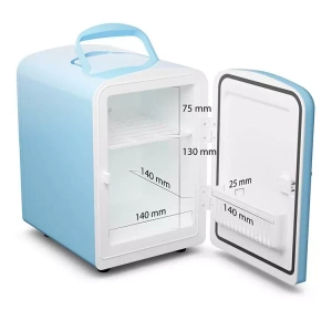 FLUFF MINI COSMETIC REFRIGERATOR BLUE