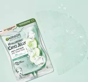 GARNIER HYALURONIC CRYO JELLY HYDRATING JELLY SHEET MASK WITH COOLING EFFECT 27G