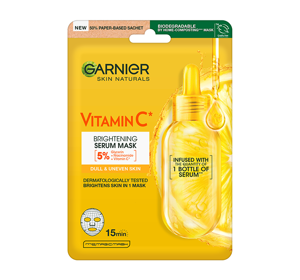 GARNIER SKIN NATURALS SHEET MASK WITH VITAMIN C 28G 