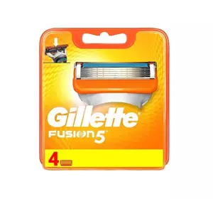 GILLETTE FUSION 5 BLADES MACHINE REFILLS 4 PCS