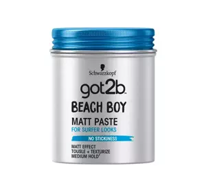 GOT2B BEACH BOY MATT PASTE HAIR PASTE 100ML