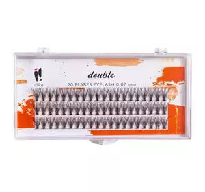 IBRA TUFTS EYELASHES DOUBLE KNOT-FREE BLACK C0.07 10MM